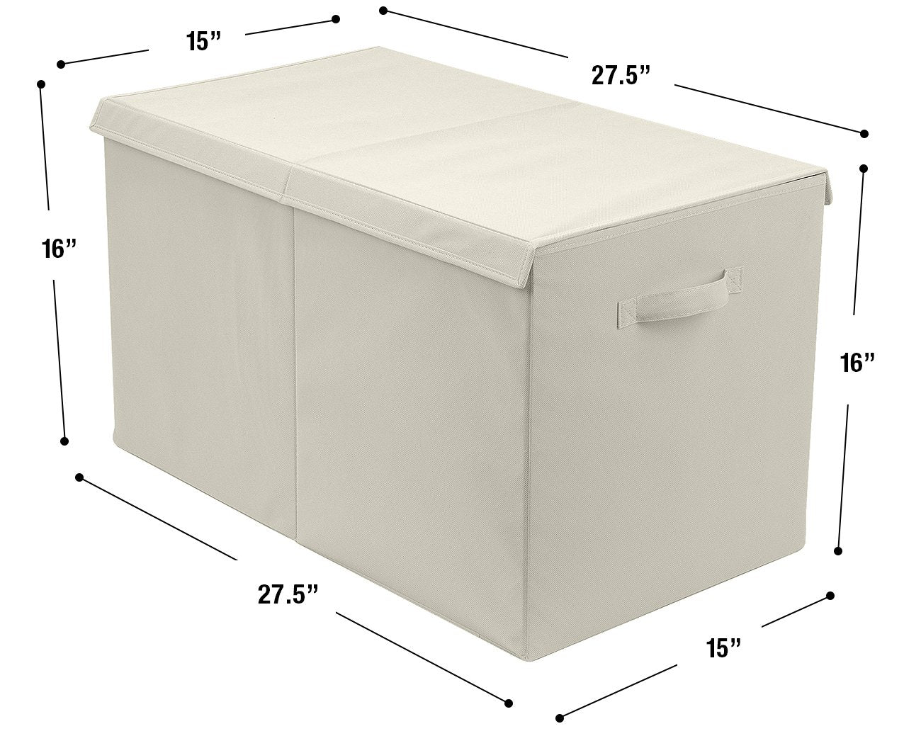 Toy Chest with Flip-Top Lid