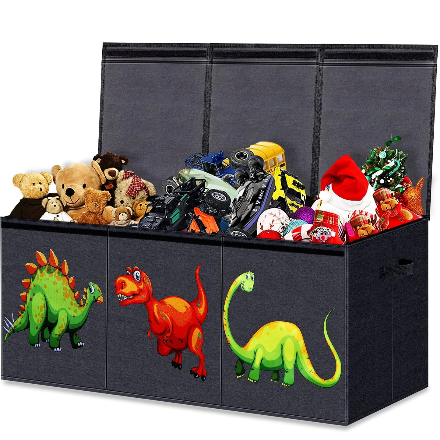 Large Toy Box Chest Storage with Lids,40.6X16.5X14.2"Toy Storage Organizer