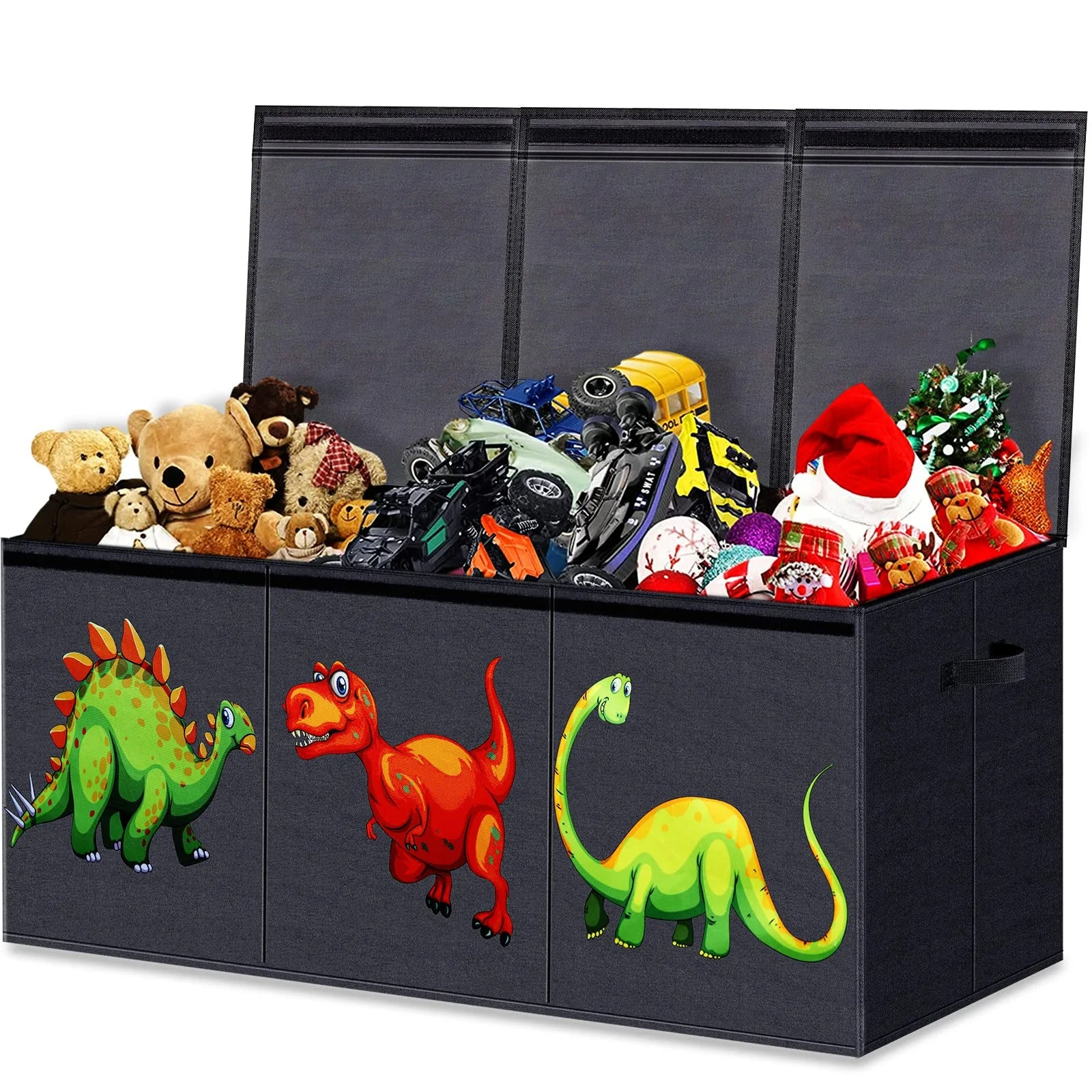 Large Toy Box Chest Storage with Lids,40.6X16.5X14.2"Toy Storage Organizer
