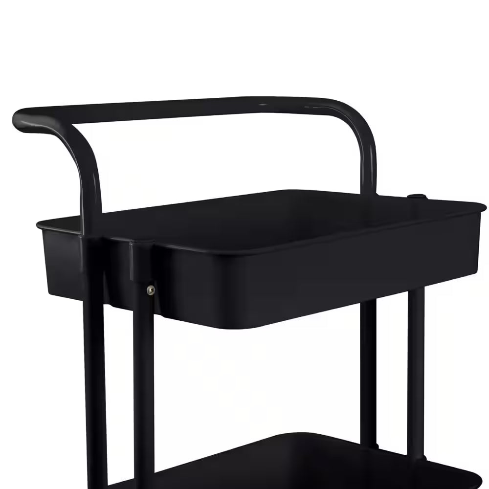 3-Tier Rolling Basket Cart