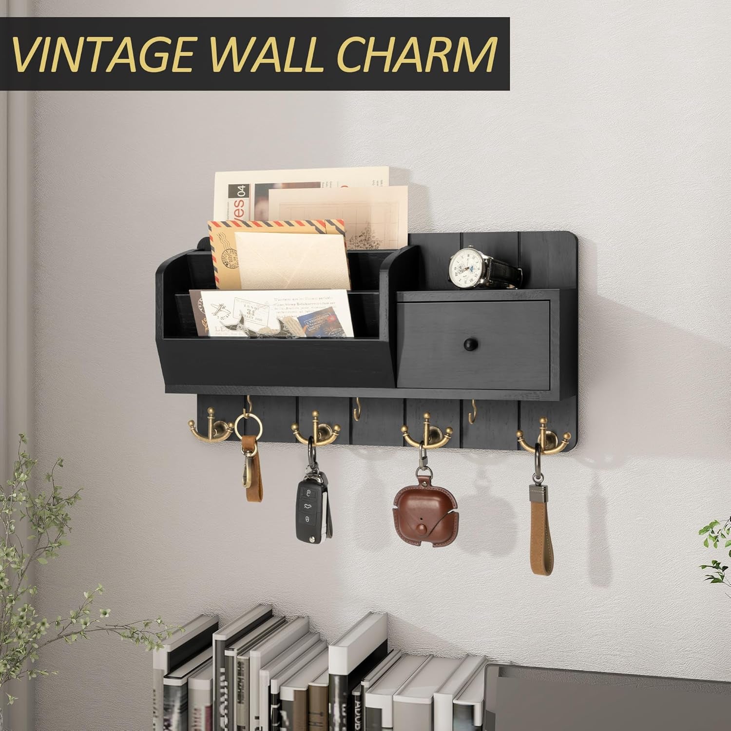 Key Holder Wall Mount Mail Sorter
