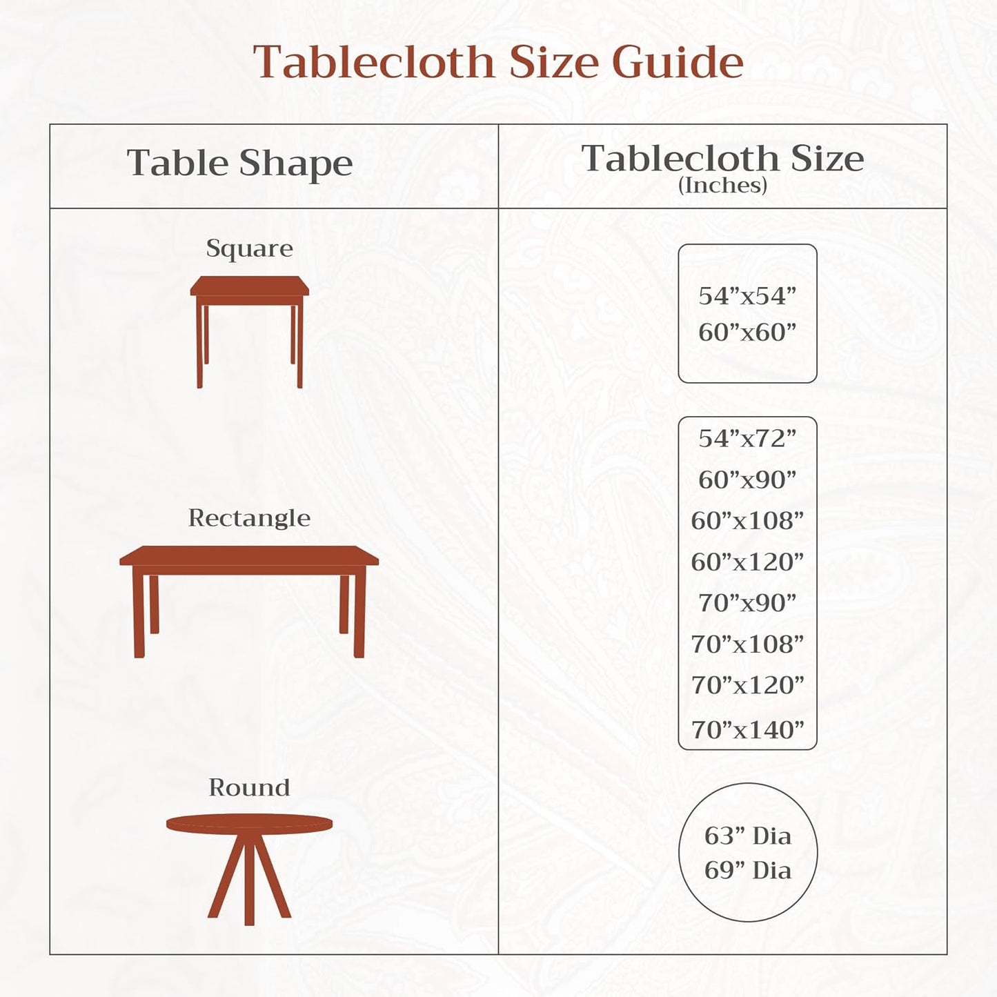 Table Cloth Rectangle Table 100% Cotton 54 X 72 Inches Tablecloth Reusable Decorative Everyday Use for Dining Room, Farmhouse, Home, Party, Festive & Wedding - Fruit D'Hiver