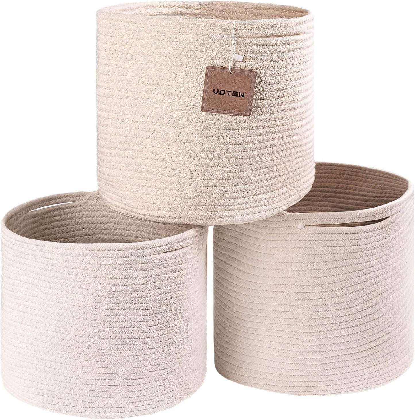 Storage Cubes Bins Organizer 11X11X11'' Fit 12X12'' - 3 pk