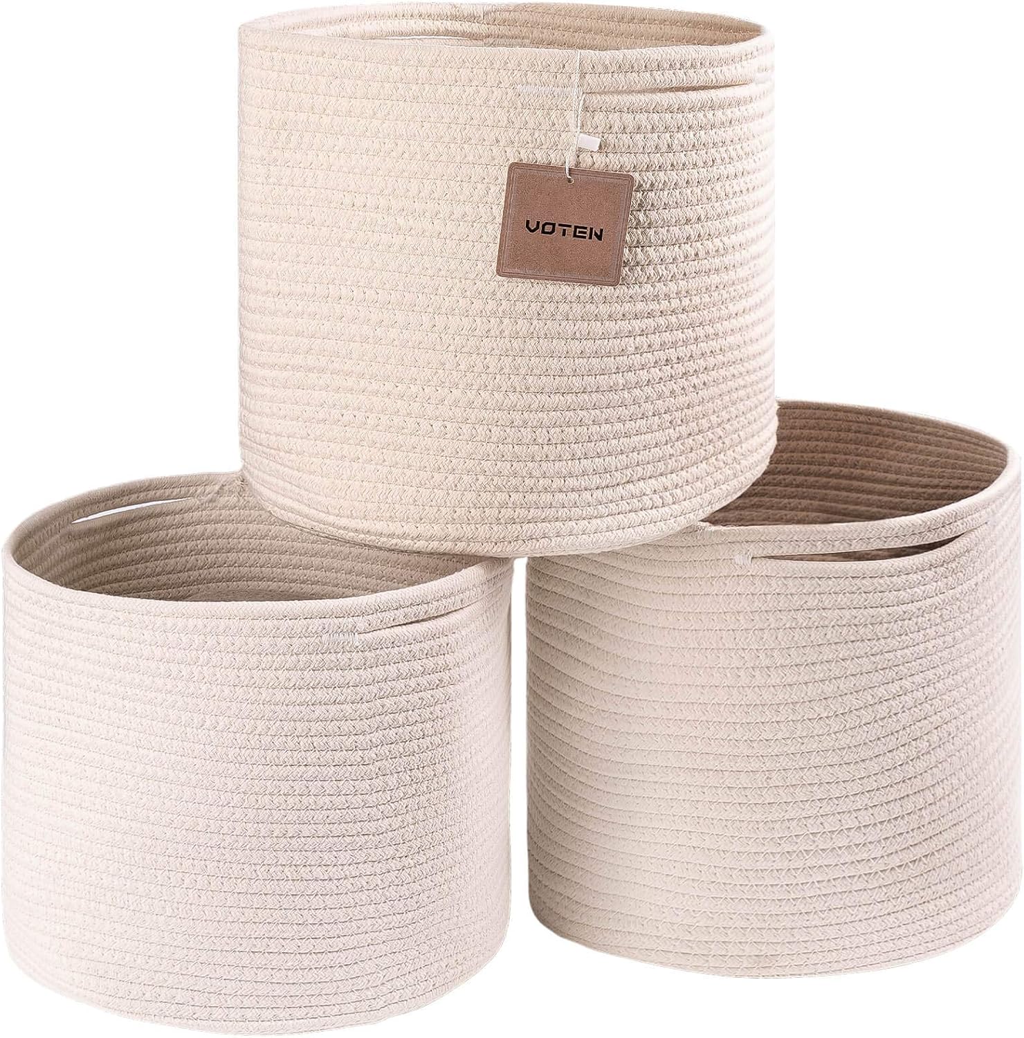 Storage Cubes Bins Organizer 11X11X11'' Fit 12X12'' - 3 pk