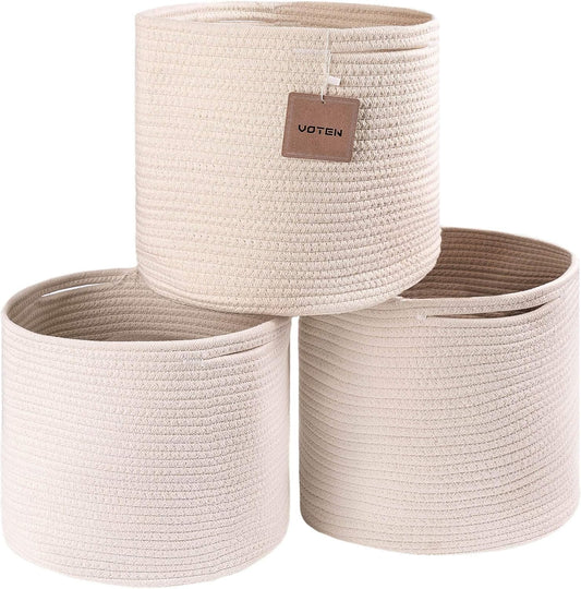 Storage Cubes Bins Organizer 11X11X11'' Fit 12X12'' - 3 pk