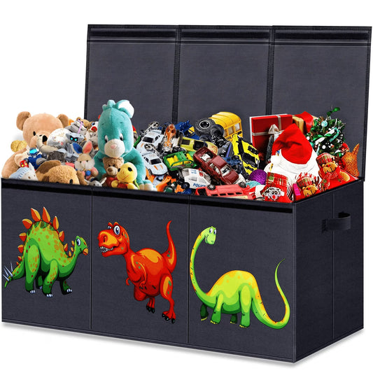Large Toy Box Chest Storage with Lids,40.6X16.5X14.2"Toy Storage Organizer