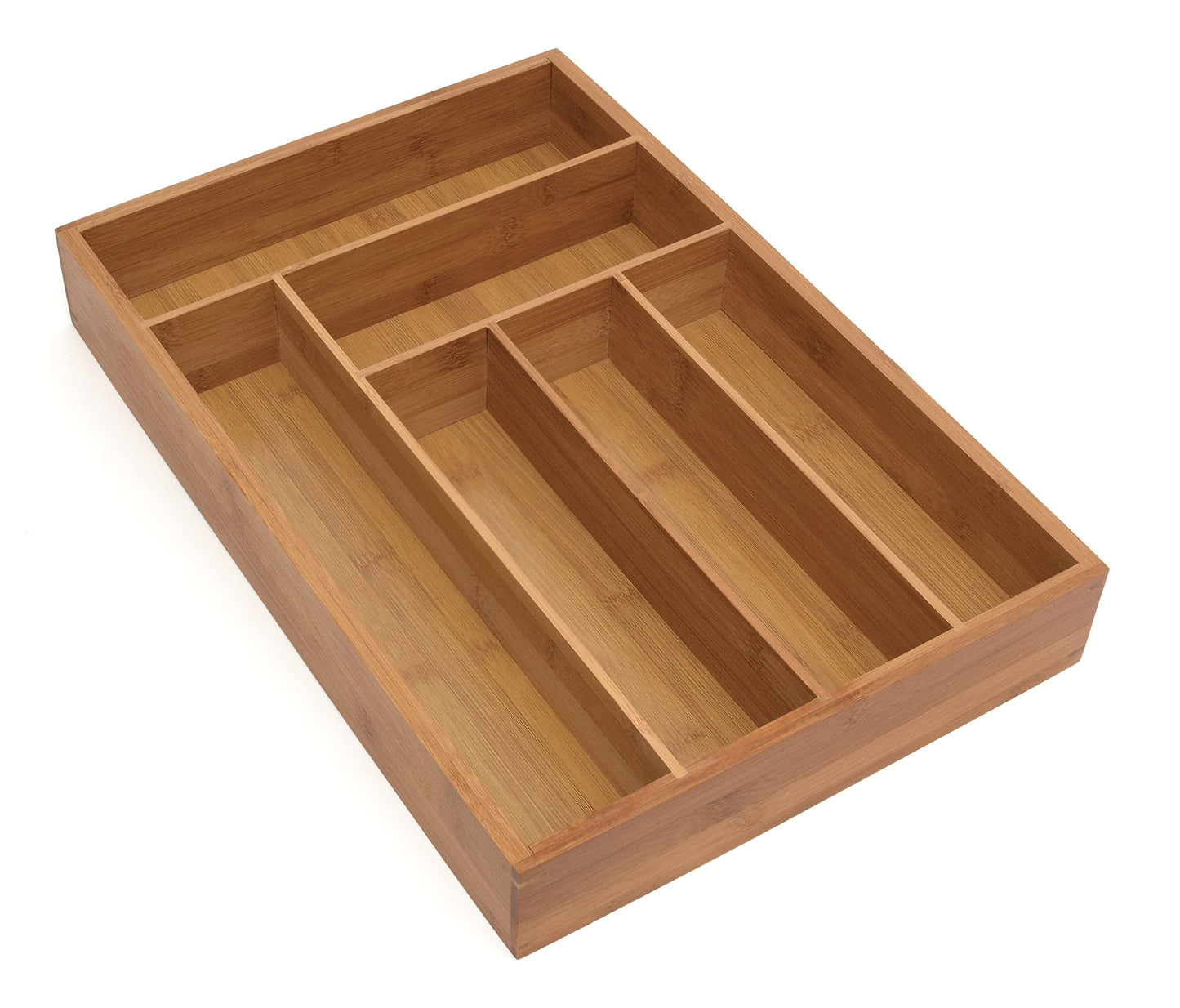 Bamboo Flatware Organizer