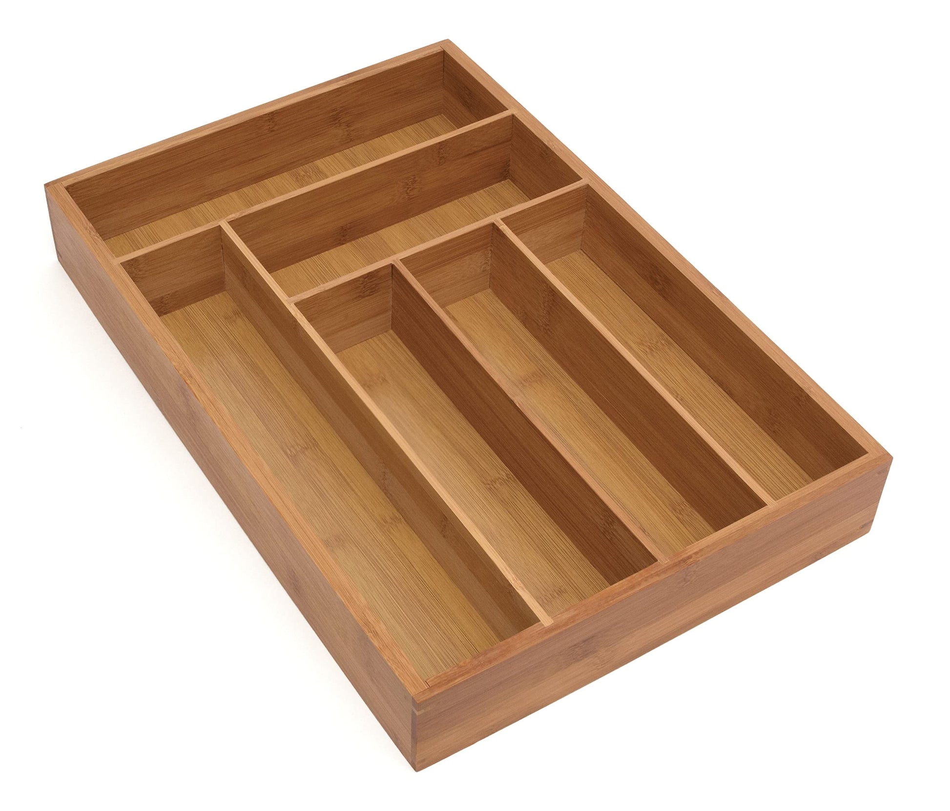 Bamboo Flatware Organizer