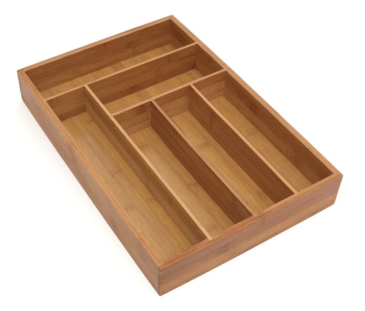 Bamboo Flatware Organizer
